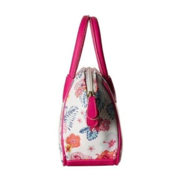 Betsey Johnson MINI FLORAL SATCHEL - Picture 7 of 9